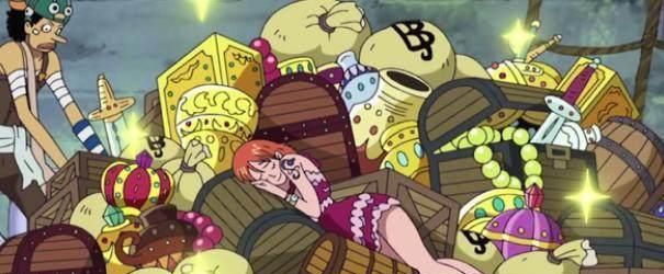 路飞寻找第1的onepiece大秘宝，巴基寻找第2的约翰大宝藏