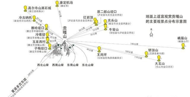 多面贡嘎，从地面到直升机360°看贡嘎