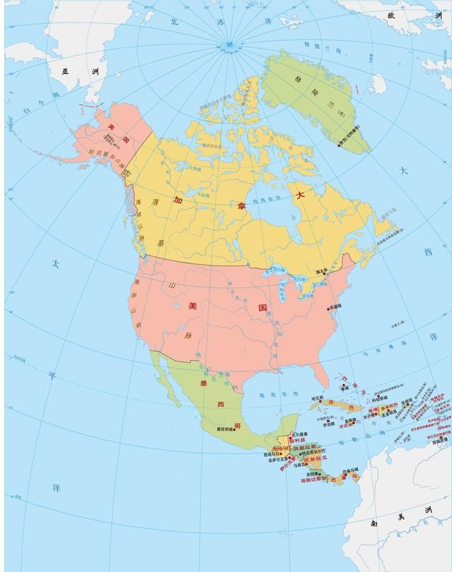 加拿大虽是北美洲面积最大的国家，但是和美国比综合国力差距悬殊