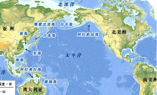 世界四大洋面积排名 太平洋接近19个中国那么大