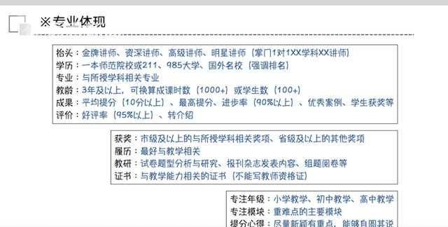 掌门一对一直言家长有钱没文化！不看老师教资，会卖课就行