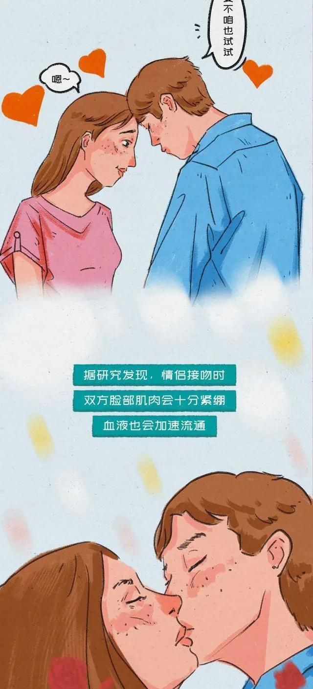 情侣亲吻时，男生一般有哪些“生理反应”？漫画告诉你，不要害羞