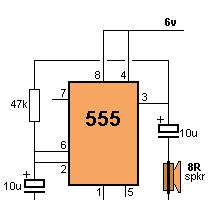 555定时器，它的原理及应用，常用电路应用警报器，定时炸弹！