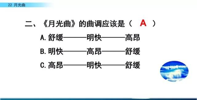 部编版六年级上册第22课《月光曲》课件及同步练习