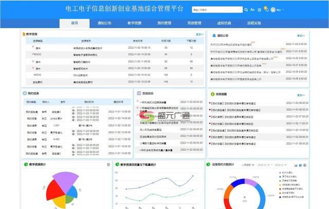 盛元广通高校实训中心智能管理系统