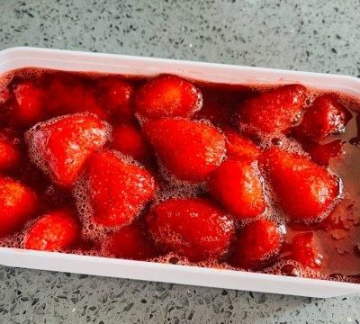 #糖小朵甜蜜控糖秘籍#酸酸甜甜的冰点草莓