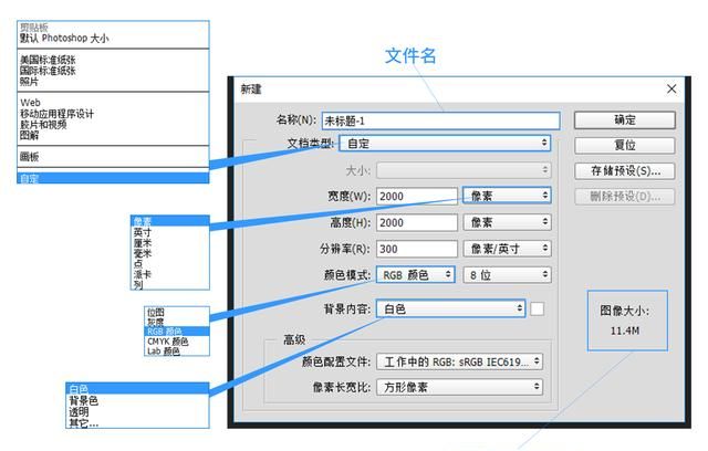 PS简单教程：新建场景注意事项