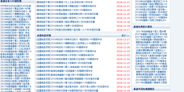 有哪些网站支持电影的播放和下载？