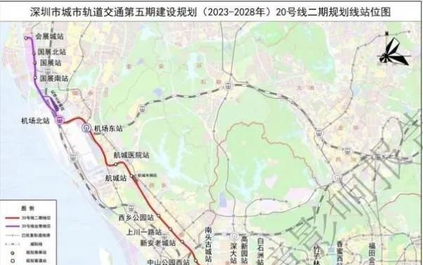 深圳地铁五期13条线路规划公布，详细走向设站来了→