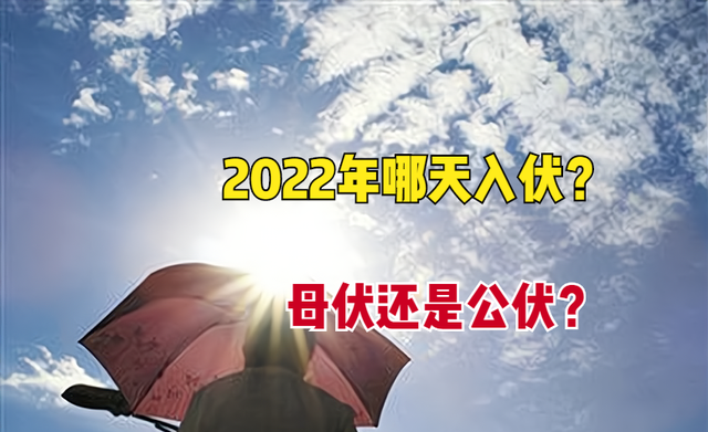 2022年哪天入伏？俗语“公伏凶，母伏爽”，今年是公伏还是母伏？