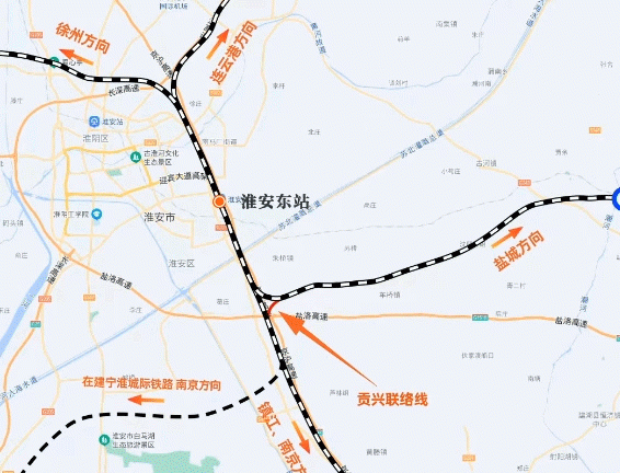 江苏这条铁路的功能被充分发挥，盐城所有县市与南京实现高铁直达