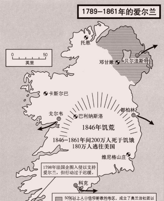 爱尔兰为什么没有和北爱尔兰一起留在英国？