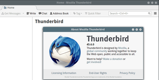 在Linux中安装最新的Thunderbird邮件客户端