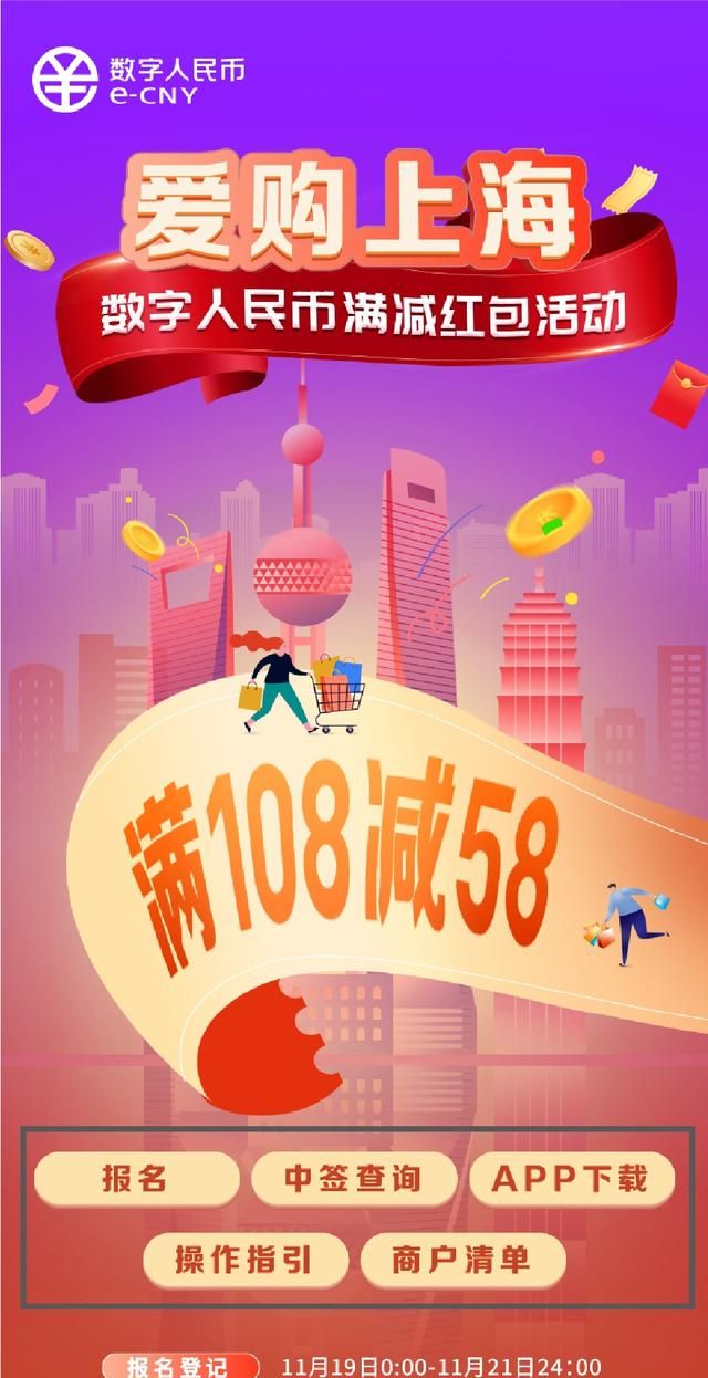 满108元减58元！电子消费券又来了