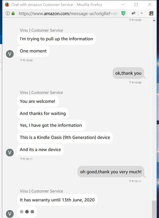 你的Kindle是全新的吗？网上找客服聊天的方法其实是错的？