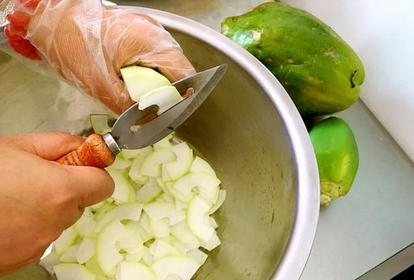 青木瓜创新吃法，不用炒不用拌，三种吃法有辣有甜，总有一款属于你