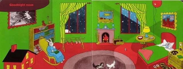 有声英文绘本故事《Goodnight moon》晚安，月亮