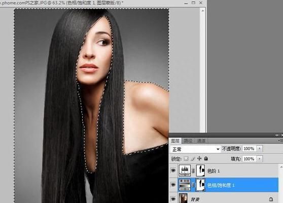 photoshop实战：人物头发的精细修复方法