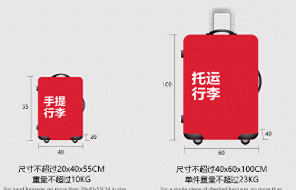 中联航首推国内托运行李“计件制”，每件不超23千克