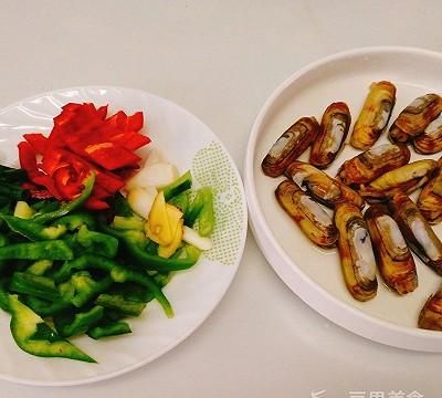 家常菜+爆炒蛏子