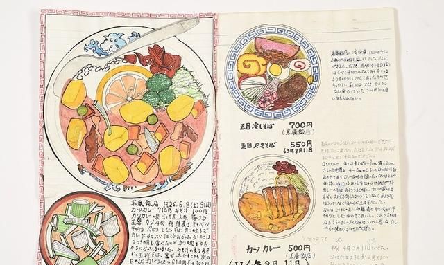 持续32年的美食日志：精美插画和详细的文字介绍，令人赞叹