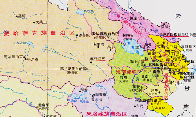 青海省的区划变迁，我国人口最少的省，为何有8个地级区划？